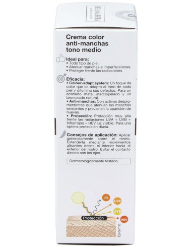 Cc Cream Spf 50+ Tono Medio 30Ml. de Bella Aurora