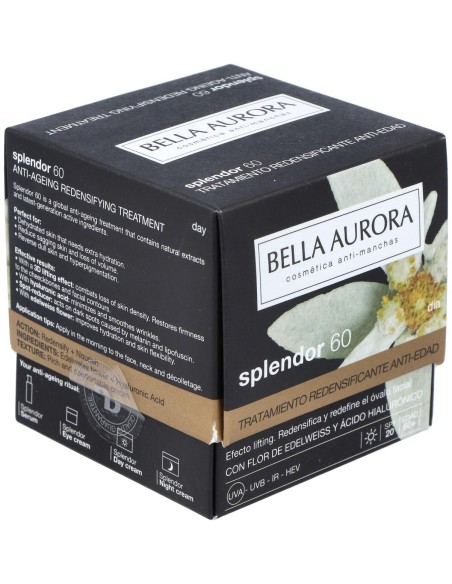 Splendor +60 Dia Crema Redensificante 50Ml. de Bella Aurora