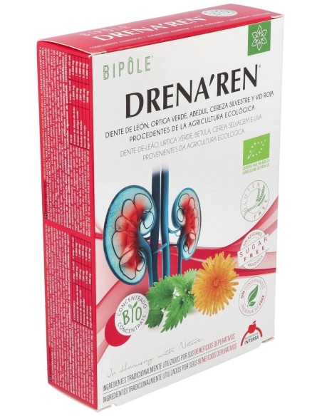 Drena Ren Depurativo Renal 20Amp. de Intersa