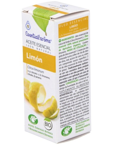 Limon Aceite Esencial Bio 10Ml. de Esential Aroms