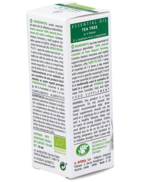 Aceite Esencial Arbol Del Te Bio 10 Ml de Esential Aroms