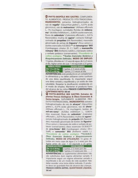 Phytobiopole Mix 15 Gastro 50Ml de Intersa