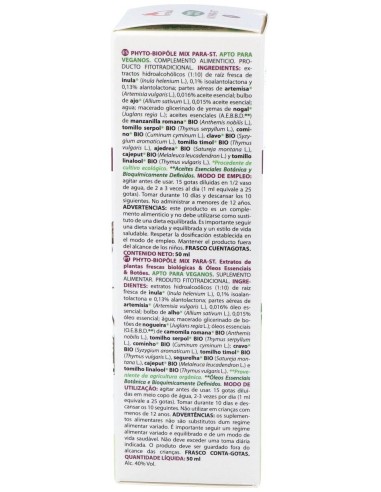 Phytobiopole Mix 9 Para-St 50Ml Bio de Intersa