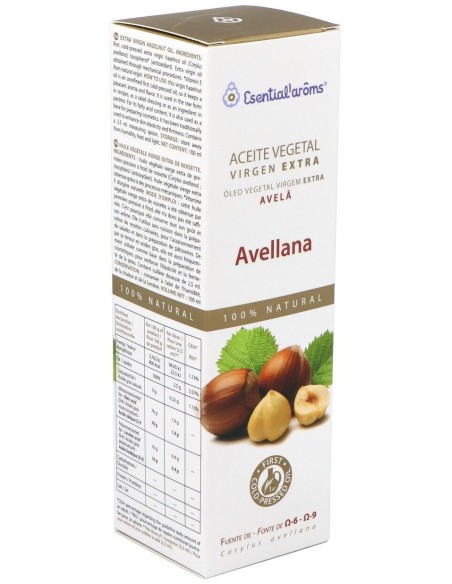 Avellana Aceite Vegetal Virgen 100Ml. de Esential Aroms