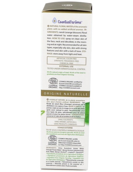 Hidrolato Neroli Bio 120 Ml de Esential Aroms