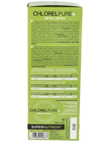 Chlorelpure+ Metal Detox 500Ml. de Intersa