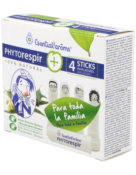 Phytorespir 30 Ml + 4 Sticks Inhaladores de Esential Aroms