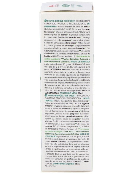 Phyto-Bipole Mix-Prost (Prostata) 50Ml. de Phytobiopole