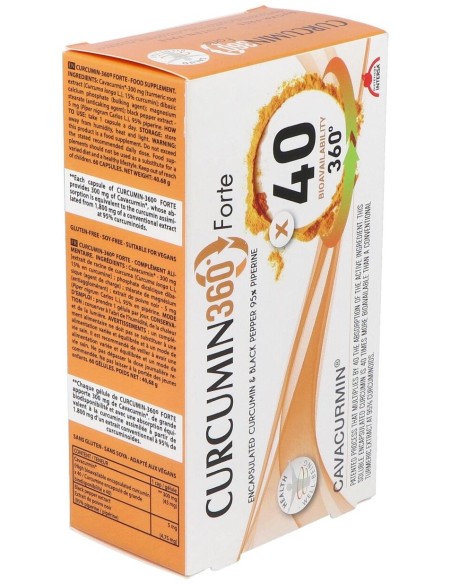 Curcumin 360º Forte 60 Capsulas de Intersa