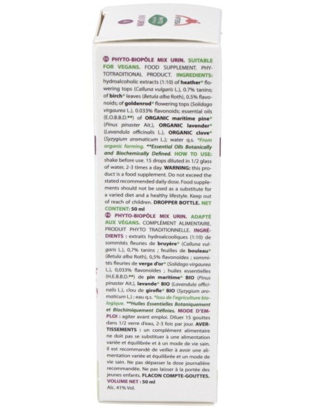 Phyto-Bipole Mix-Urin (Cystit) 50Ml. de Phytobiopole