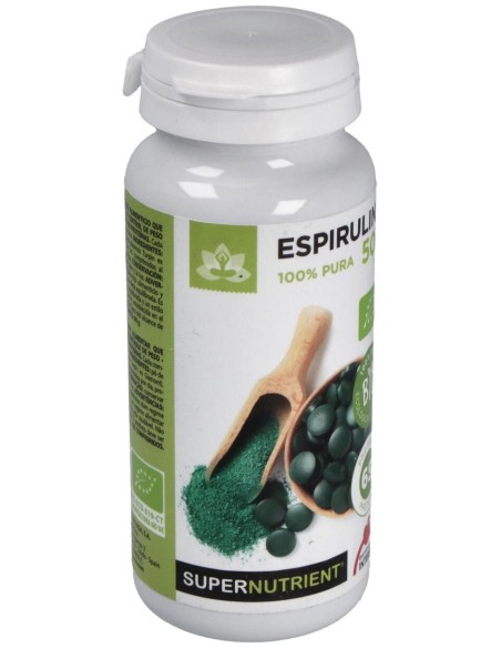 Espirulina (500 Mg.) 180 Comprimidos Bio de Intersa