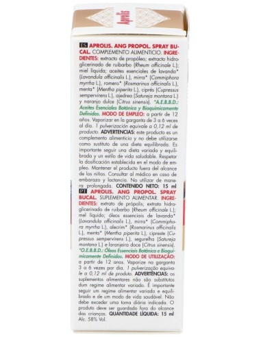 Aprolis Ang-Propol Spray Bucal 15 Ml. de Intersa