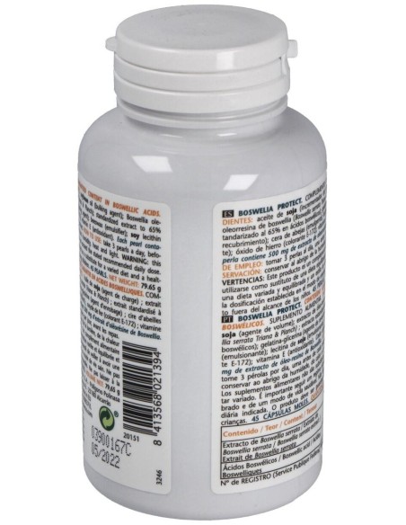 Boswelia Protect 500 Mg 45 Perlas de Intersa