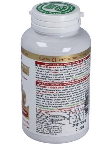 Perlas Argan 80Perlas de Esential Aroms