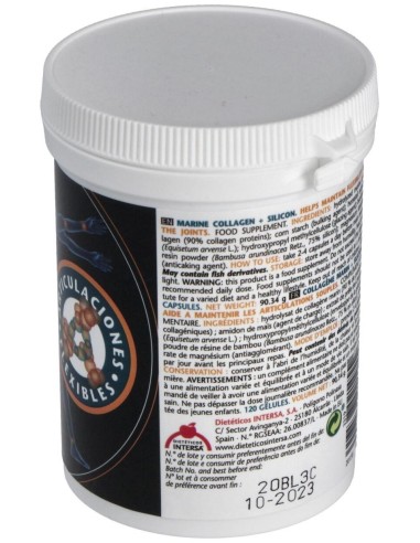 Colageno Marino Y Silicio 120Cap. de Intersa