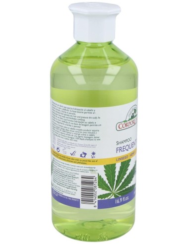 Champu Uso Frecuente Lino-Cañamo 500Ml. Ecocert de Corpore Sano