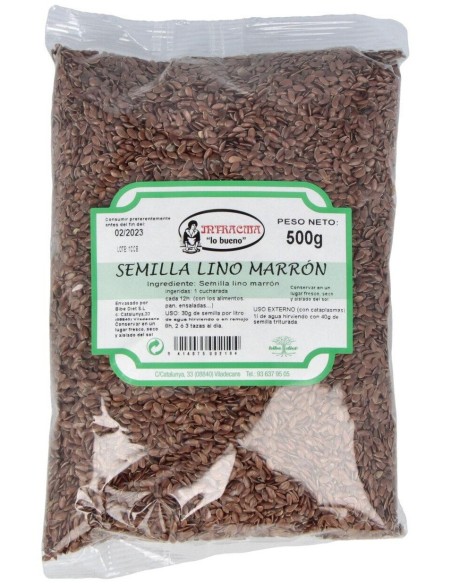 Semillas De Lino Marron 500 Gramos Intracma
