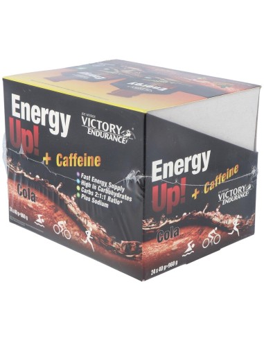 Victory Endurance Energy Up Gel +Cafeina Cola 24Ud de Victory Endurance