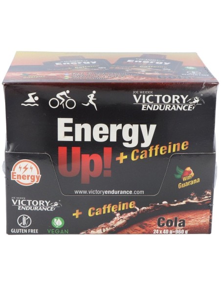 Victory Endurance Energy Up Gel +Cafeina Cola 24Ud de Victory Endurance