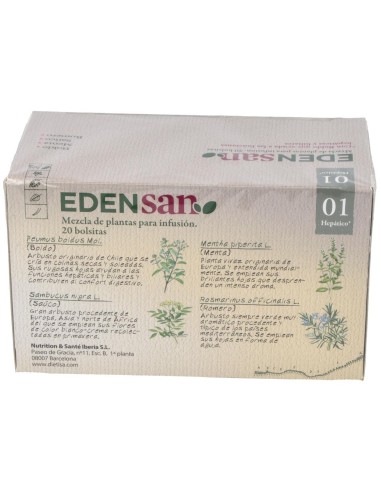 Edensan 01 Hep Hepatico Inf.20Uni de Dietisa (Dielisa)