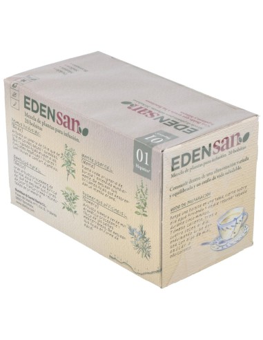 Edensan Hepático 01  Envase 20 Filtros(20 Infusiones) de Edensan®