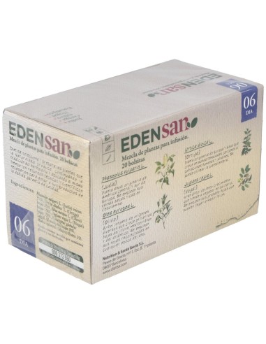 Edensan  Glucosa 06  Envase 20 Filtros(20 Infusiones) de Edensan®