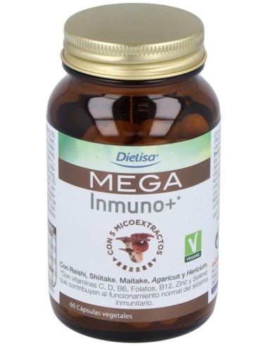 Mega Inmuno +  Envase 60 Cápsulas(30 Días) de Dielisa®