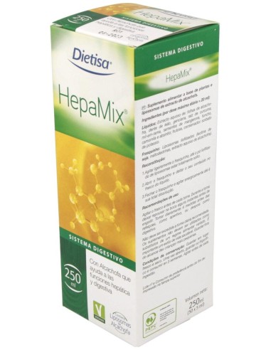 Hepamix (Hepatico-Biliar) Jarabe 250Ml de Dietisa (Dielisa)