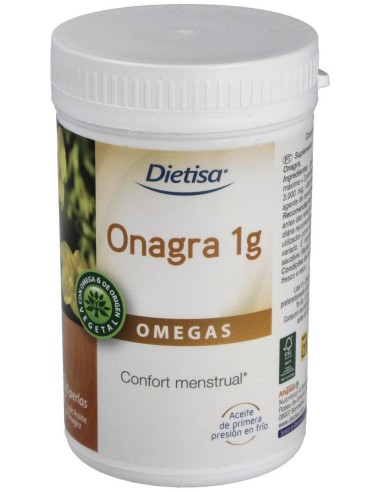 Onagra 1 Gr   Envase 120 Perlas(60-120 Días) de Dielisa®
