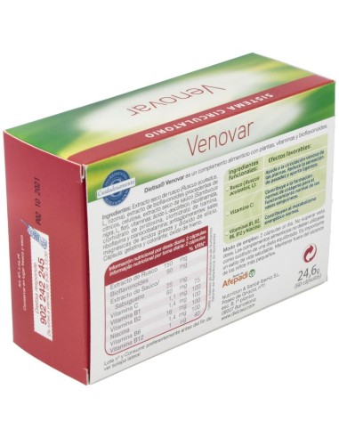Dietkum Venovar Circulacion Piernas 60Cap. de Dietisa (Dielisa)
