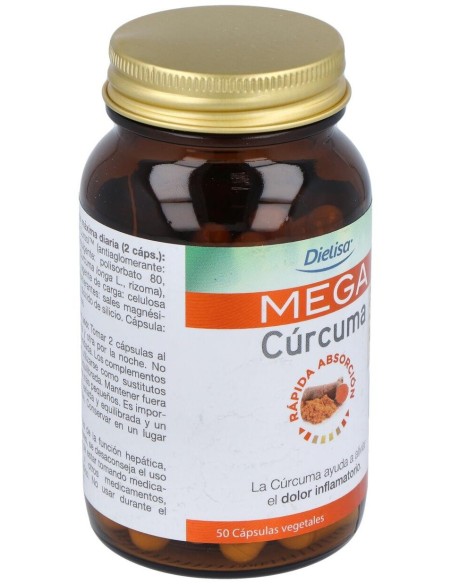 Mega Curcuma 50Cap. de Dietisa (Dielisa)