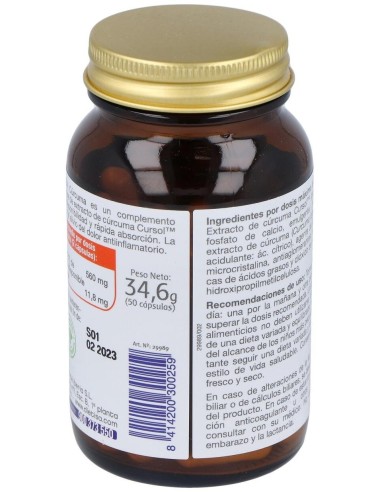 Mega Curcuma 50Cap. de Dietisa (Dielisa)