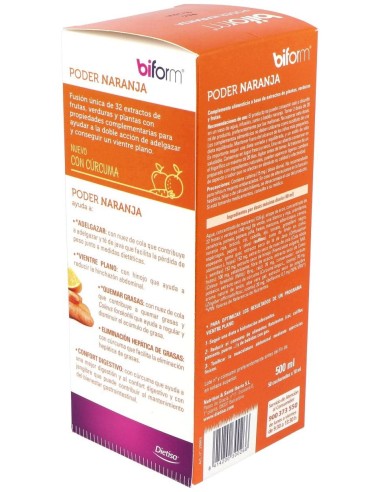 Biform Poder Naranja 500Ml. de Dietisa (Dielisa)
