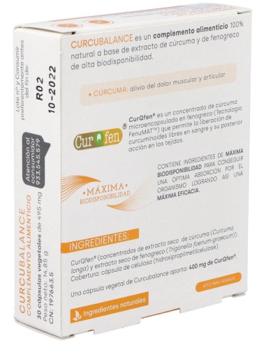 Curcubalance 30Cap. de Fdb