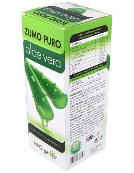 Zumo Puro Aloe Vera 1Litro de Hf Natural Care