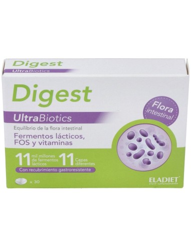 Digest Ultrabiotic 30Comp. de Eladiet