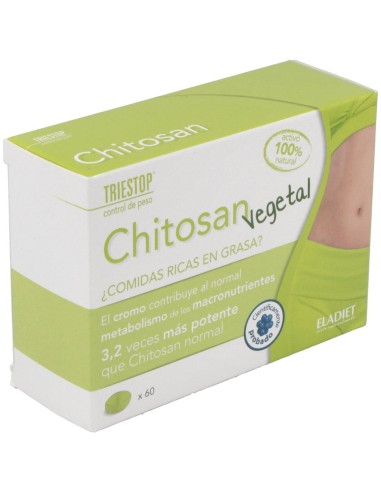 Triestop Chitosan Vegetal 60 Comprimidos de Eladiet