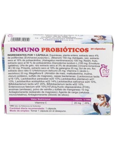 Inmuno Probioticos 30Cap. de Dis