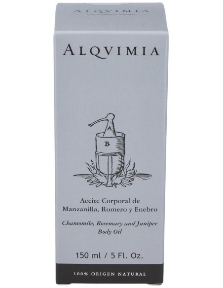 Aceite Corporal Manzanilla-Romeo-Enebro 150Ml. de Alqvimia