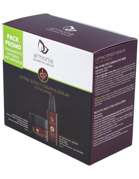 Pack Veneno Serpiente Crema+Serum Active Snake de Armonia