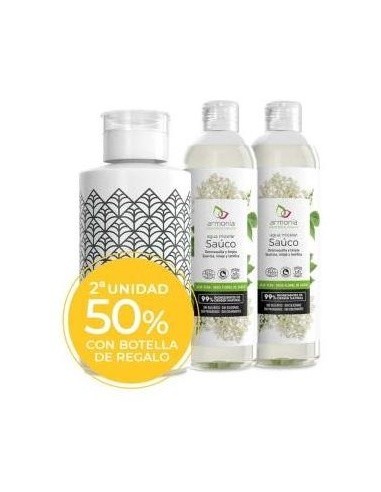 Agua Micelar 2Uds+Botella Vidrio de Armonia