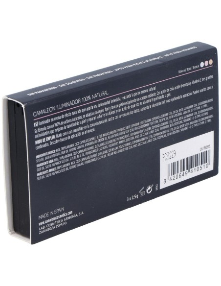 Camaleon Iluminador Paleta 3 Colores 3X2,5Gr. de Camaleon Cosmetics