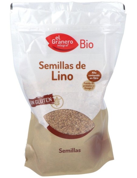 Semillas De Lino 500Gr.  Bio de El Granero