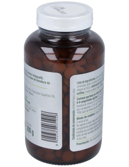 Levadura De Cerveza 400Mg. 500Comp. de El Granero