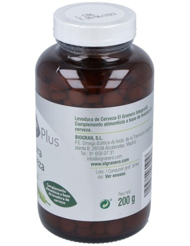 Levadura De Cerveza 400Mg. 500Comp. de El Granero