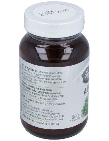 Alfalfa 400Mg. 200Comp. de El Granero