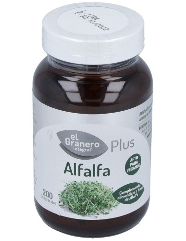Alfalfa 400Mg. 200Comp. de El Granero