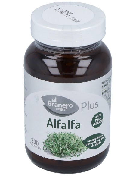 Alfalfa 400Mg. 200Comp. de El Granero