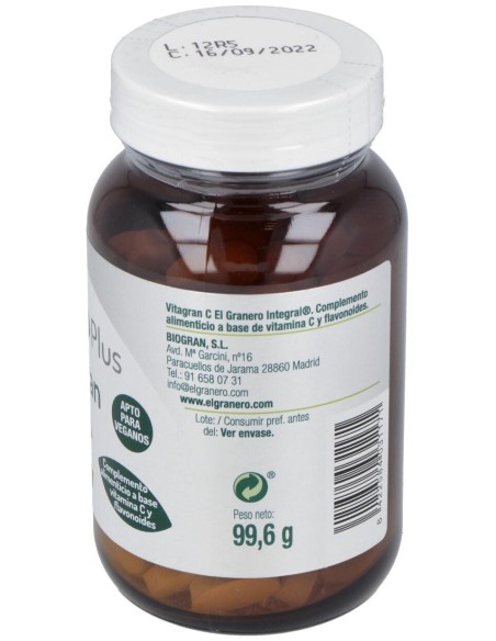 Vitagran C (Vit.C Forte + Bioflav.750Mg.) 120Comp. de El Granero