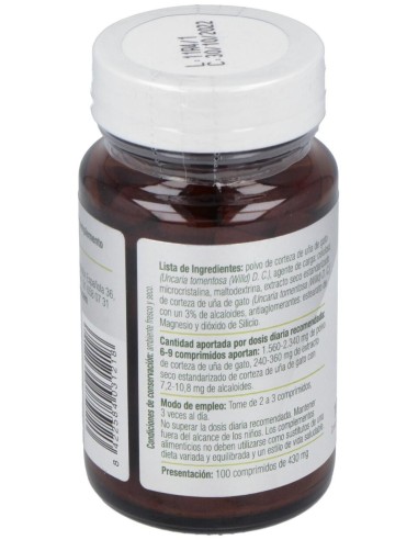 Uña De Gato Forte 400Mg. 100Comp. de El Granero
